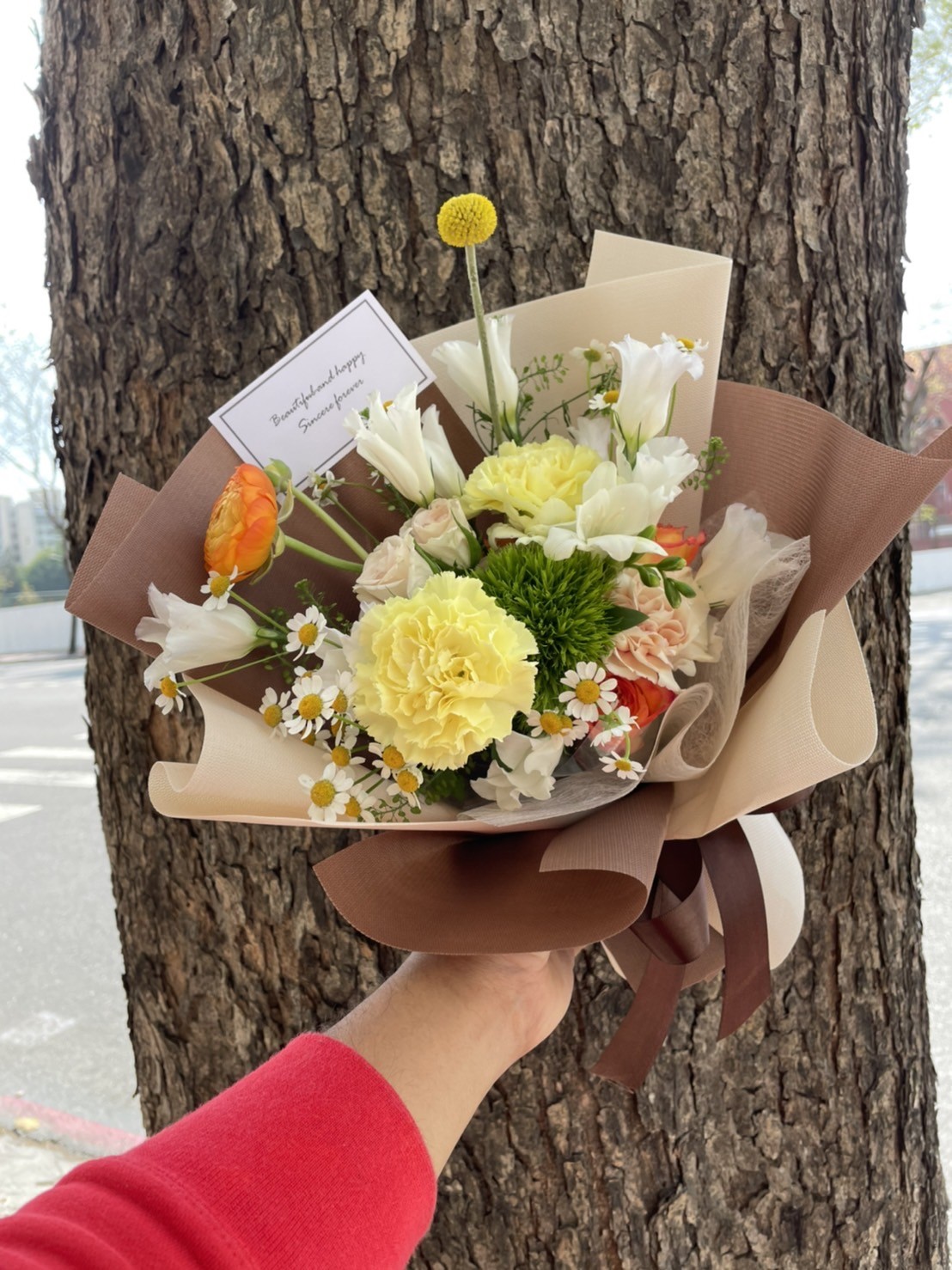 陪媽咪一起賞花