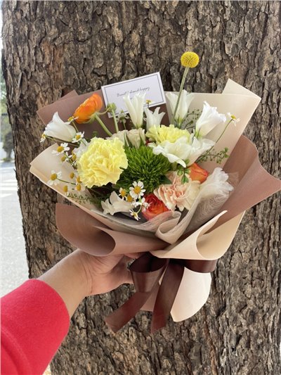陪媽咪一起賞花